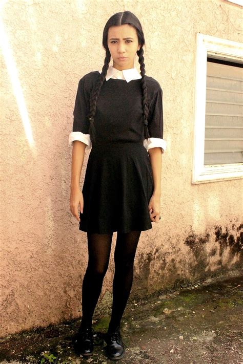 wednesday addams inspired outfit.